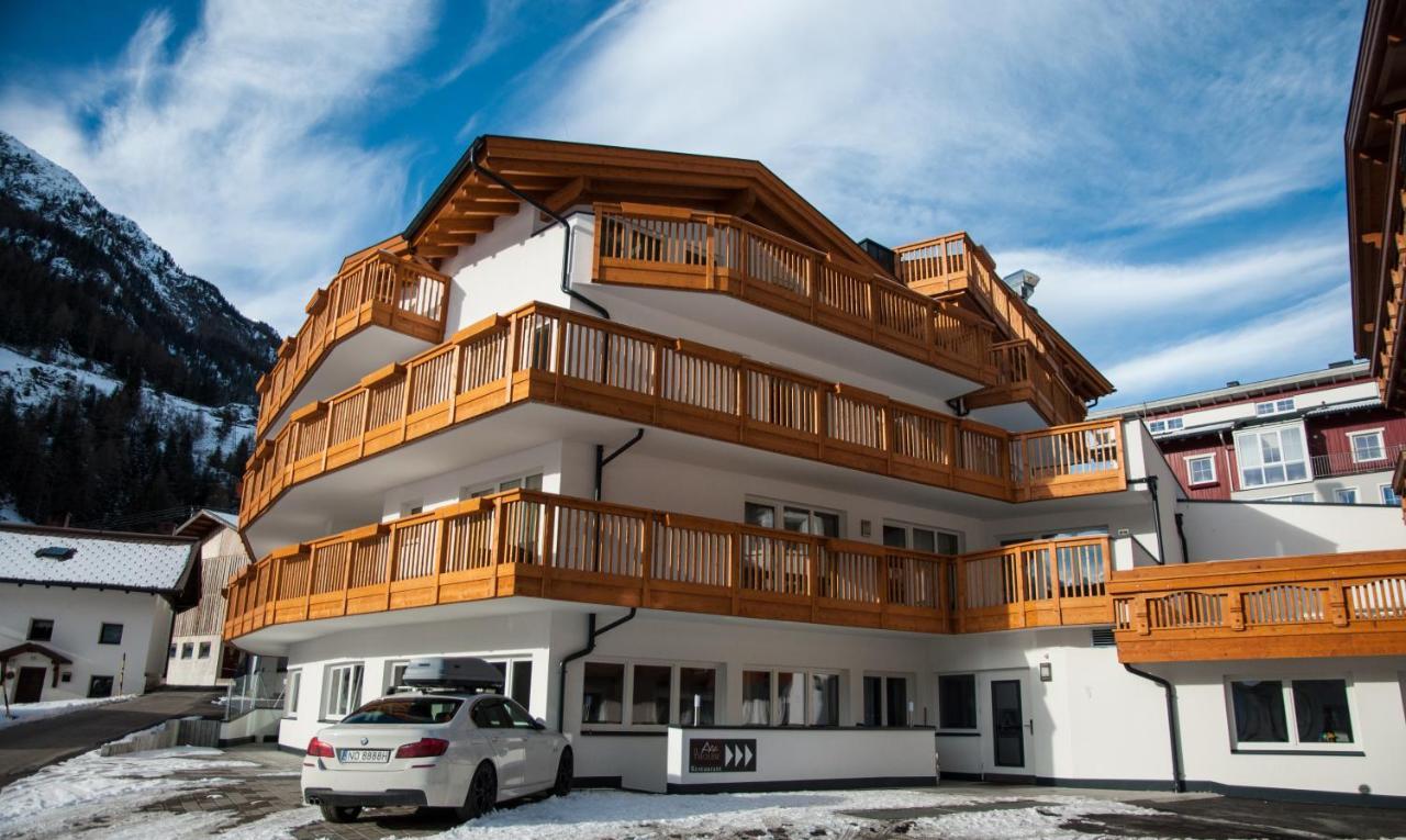Top View Ferienapartment Mathias Solden Exterior photo